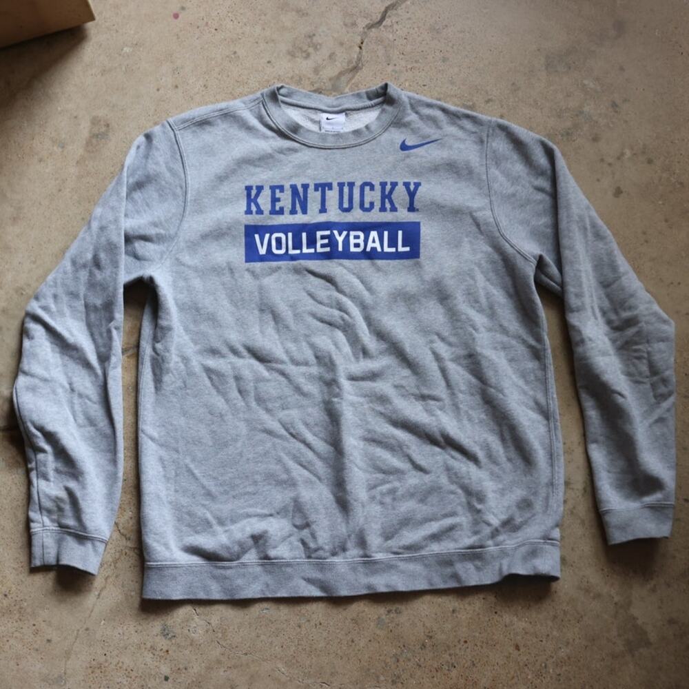 Nike University of Kentucky Volleyball Crewneck Wildcats Unisex College Sports